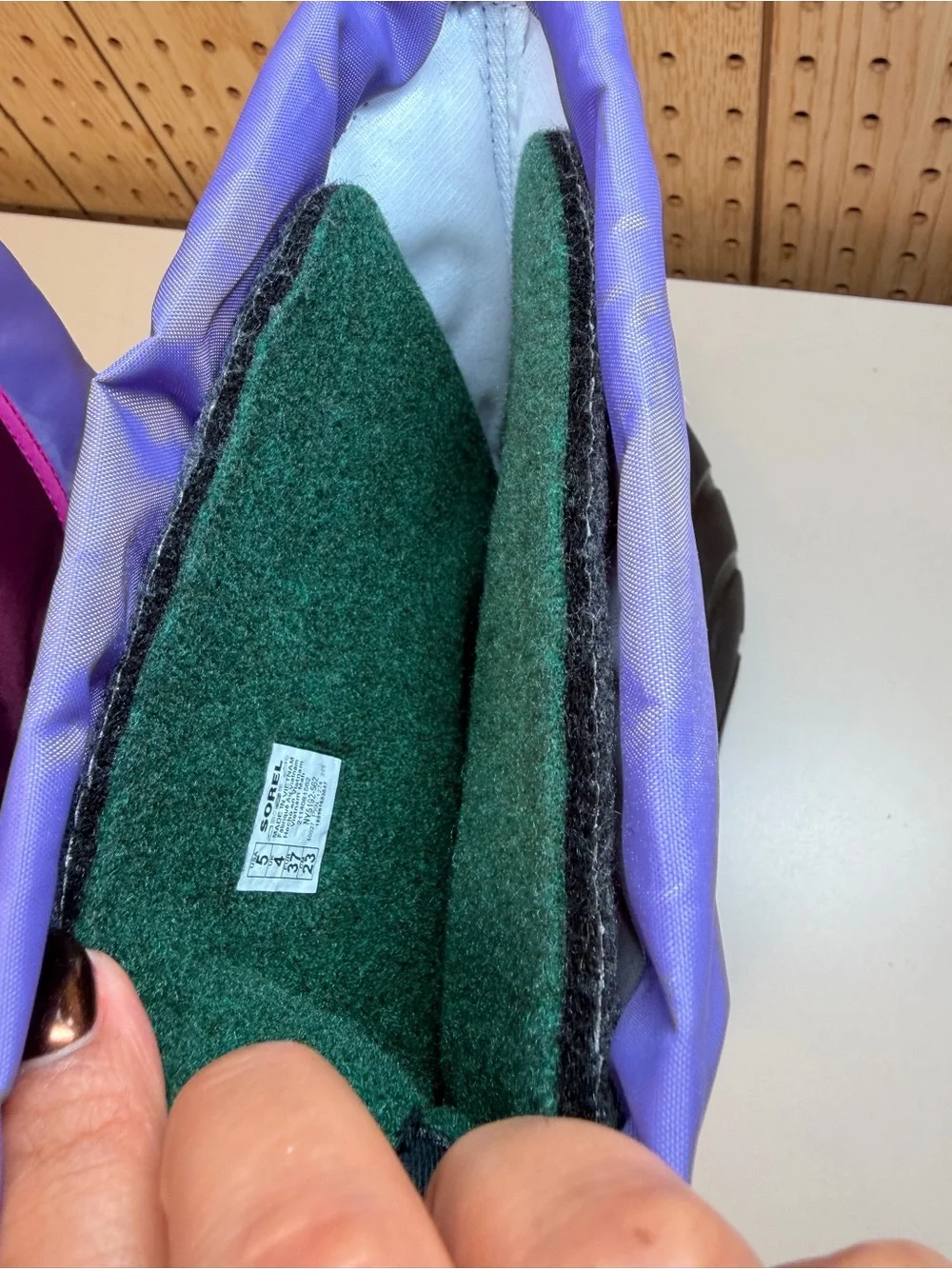 Sorel Kids Purple and Pink Insulated Snow Boots